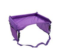 KUENG Tablette De Voyage Voiture Enfant Tablette Voiture Enfant Siège Arrière de Voiture Organisateur avec Plateau Voiture Bureau Voyage Plateau Purple