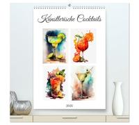 Künstlerische Cocktails (hochwertiger Premium Wandkalender 2026 DIN A2 hoch), Kunstdruck in Hochglanz: Entdecken Sie eine Welt einzigartiger und ... mit dem Künstlerische Cocktails Kalender.