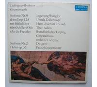 Künstlerkollektiv: - Beethoven - Sinfonie Nr.9, Sinfonie Nr.2, Erscheinungsjahr 1973 Rundfunkchor Leipzig, Gewandhausorchester Leipzig, Dirigent: Franz Konwitschny,