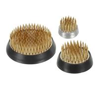 Kueohse 0.9/1.4/2.4 Pouces Flower Frogs Kenzan, Ensemble de 3 Outils pour Arrangeurs de Fleurs en Laiton, Support de Broche Floral, Facile à Utiliser