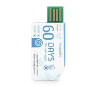Kueohse 1 enregistreur de données de température TempU05s USB, 60 utilisations uniques, analyseur de température, rapport PDF, enregistreur de température USB