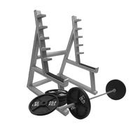 Kueohse 1 Ensemble de Décorations de Bureau Porte-Stylo avec Haltère Mini Organisateur de Bureau Amateurs de Fitness Ornements de Bureau Argent + Noir