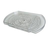 Kueohse 1 PCS Carré Lazy Organisateur Glissière et Rotation à 360° Rectangle Plateau Tournant Organisateur et Rangement pour Réfrigérateur Plateau Tournant Carré pour Réfrigérateur