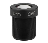 Kueohse 1 PCS Objectif de Surveillance de Sécurité Portable Pratique et Pratique en Réseau HD 5MP avec Lentille Multifonction 8 mm en Métal Noir.