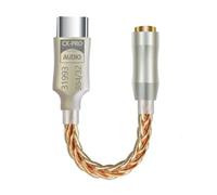Kueohse 1 Pièce CX31993 HiFi Type C vers Amplificateur de Casque 3,5 mm Audio Decoder IEM AMP Adaptateur pour Téléphone Portable en Métal A