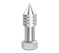 Kueohse 1 Pièce de Pointes de Haut-Parleur en Acier Inoxydable pour Amplificateur Audio HiFi, Caisson de Basses, Support D'Isolation, Cône de Pied, Hauteur Réglable M10