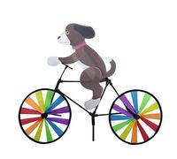 Kueohse 1 Pièce de Wind Spinner de Vélo, Ornement de Jardin en Forme de Vélo en Plastique avec Sculpture d'animal Mignon, Moulin à Vent à Vélo pour Pelouse C