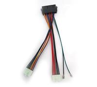 Kueohse 1 PièCes 20Pin ATX à 2Port 6Pin AT Convertisseur Câble d'alimentation Cordon pour 286 386 486 Ordinateur