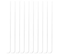 Kueohse 10 PièCes 6 Pouces Aiguille à Perles IncurvéE Aiguille à en Acier Inoxydable Aiguille à Perle pour et Perle