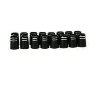 Kueohse 10 Pièces de Virole de Golf avec Double Anneau Chromé pour Driver et Bois de Parcours et Fers Accessoires de Golf Type 5: 8,9 X 16 X 13,4 mm