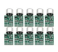 Kueohse 10 Pièces Mini Microphone Amplificateur Audio Module Circuit de Haut-Parleur DC 2.5-9V Accessoires Mic