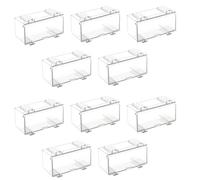 Kueohse 10 Pièces Vitrine en Acrylique Transparent pour Moule de Voiture, Roues Vitrine de Modèle de Voiture Échelle Vitrine de Roue Facile à Utiliser