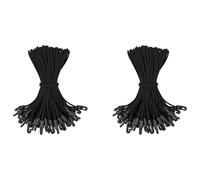 Kueohse 100 Pièces Cordon Élastique avec Crochets, Extenseur avec Crochets Tendeur en Caoutchouc avec Crochets pour Couverture de Piscine