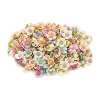 Kueohse 100 Pièces Multicolores Mini Tête de Fleur de Marguerite Artificielle en Soie pour Couronne de Mariage Guirlande Décoration Bricolage Scrapbooking Artisanat Facile à Installer et à Utiliser