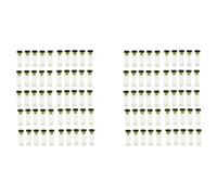 Kueohse 100 Pièces Queen Bee Roller Cage - Kit de Tasse en Plastique pour Reine D'Apiculture Queen Bee Roller Cage Porte-Gobelet Outils D'Apiculture
