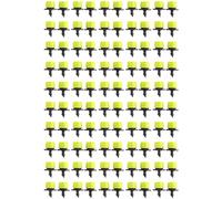 Kueohse 100 PièCes SéRies 1/4 Pouce RéGlable Micro-Type SystèMe D'Irrigation Goutte à Goutte Arrosage Arroseurs Anti-Colmatage éMetteur Fournitures de Jardin