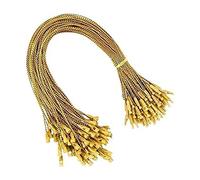 Kueohse 1000pcs Or Ornement de Noël Corde de Suspension Ornement de de Noël Crochet Boucle Décoration de Noël Chaîne pour Cordon de Verrouillage de Cordon de Noël