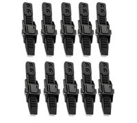 Kueohse 10pcs Remplacement Boucle Rétractable Sangle de Chaussure de Sport Skating Skiing Riding Gear Boucle Ratchet Tatical Sliding Buckle Casque Casquette Boucle de Libération de Voiture