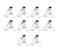 Kueohse 10X Acier Inoxydable 316 Arrêt de Porte de Bateau Butée de Porte Support de Porte Bouton de Sol Yacht RV Camping-Car Loquet à Ressort Marine