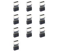 Kueohse 10X Carte Mère USB2.0 9 Broches vers Type-E Adaptateur Châssis Prise Type-C Carte D'Extension USB 2.0 9 Broches