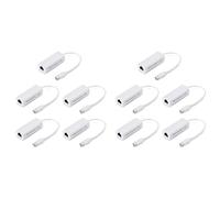 Kueohse 10X Carte Réseau USB Type-C vers Rj45 100M Convertisseur de Carte Réseau sans Pilote Adaptateur de Câble Réseau A