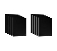 Kueohse 10x Feuille D'Aluminium Anodisée de 7x5x1/32 Pouces, Ébauches de Gravure de 0,8 mm D'Épaisseur pour la Gravure au, Décoration Artisanale Décorative DIY
