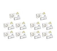 Kueohse 10X Mini Climatiseur Modèle Aromathérapie Voiture Sortie d'air Parfum Décoration Intérieure Parfum Ornements Longue Durée D