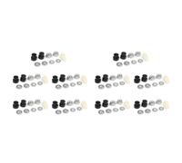 Kueohse 10X Vélo Électrique de Moteur de Moyeu de Vélo Électrique Écrou de Blocage/Rondelle de Blocage/Entretoise/Couvercle D'Écrou avec Arbre de 12 mm