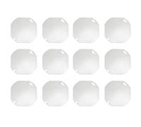 Kueohse 12 Couvercles de Boîtier Électrique Octogonaux, Couvercles de Boîte de Jonction en Métal, Couvercle de Boîte de Sortie Plat Vierge pour Boîtier Octogonal de 4 Pouces