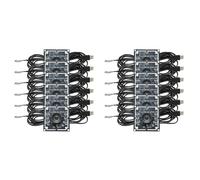Kueohse 12 Pièces Module de Caméra 100 Degrés 1MP OV9732 1280x720 USB Pilote Gratuit Mise au Point Manuelle, avec Câble de 2 Mètres pour WinXP/7/8/10