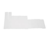 Kueohse 12 PièCes SéRies/Ensemble Moule de en Silicone Rectangle Moule de DIY Faisant des en RéSine éPoxy