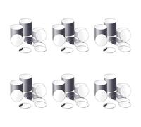 Kueohse 150 Pièces Acryliques de Taille Mini Miroir Rond Adhésif Miroir Rond Artisanat Carreaux de Miroir pour L'Artisanat (4 Pouces de Diamètre)