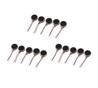Kueohse 15pcs DC3V / 0. 1 A 1.5V / 0.05A 10 X 2,7 mm Mini Moteur de Vibration Argent