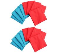Kueohse 16 Pièces Mini Bean Bags Set Cornhole Bean Bags Toss Game Bags pour Le Sport Amusant en Plein Air de Famille
