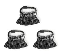 Kueohse 18 Porte-Embouts Porte-Clés, Porte-Embouts à Tige Hexagonale de 1/4 Pouce, à Changement pour Tournevis à Écrou, Tournevis et Forets