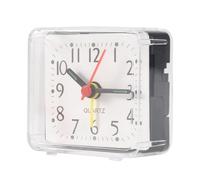 Kueohse 1Pcs Mini Horloges De Table Multifonctions D'Animation Mignon Portable(Blanc)