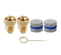 Kueohse 2 Buses D'Orifice de pour à Mousse de 1,1 mm et 2 Fabricants de Mousse avec 1 Aiguille de Nettoyage pour à Mousse à Neige, 5000 PSI
