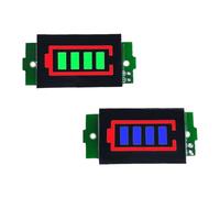 Kueohse 2 Pièces 1-8S Module D'Affichage du Compteur de Batterie au Lithium Bleu à Trois Cordes LED Batterie au Lithium Accessoires de Tableau Indicateur