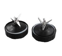 Kueohse 2 PièCes 7 Ailettes Blender Blade PièCes de Rechange, pour Blender Extractor Blade Auto IQ Bl682-30 Bl642-30