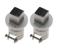 Kueohse 2 Pièces Buse BGA Buse de Soudage SMD 850 Buses de Station de Soudage à Air Chaud, Accessoires de Soudage de Buse BGA Universels 15x15mm