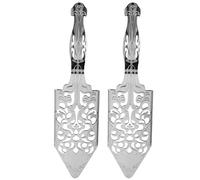 Kueohse 2 PièCes CuillèRes à Absinthe, CuillèRe à Cocktails Absinthe en Acier Inoxydable Faisant Le Kit Gothique à Absinthe CuillèRe Goutteur