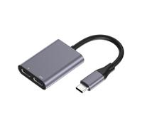 Kueohse 2 Pouces USB C Arm Arming Docking avec USB Deux Interfaces pour Smartphones et Tablettes Gray