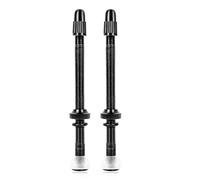 Kueohse 2 Tiges de Valve Presta sans Chambre à Air pour Vélo en Alliage D'Aluminium 80 mm avec Outil de Retrait de Noyau de Valve