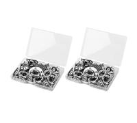 Kueohse 20 Ensembles de Fixations à Verrouillage Rotatif de Qualité Marine, Bouton Tournant, Œillet, pour Toile, Bateaux, Voiliers, Camping-Cars, Boutons Tournants de Fixation