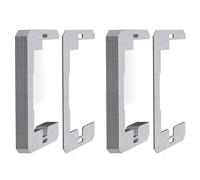 Kueohse 20 Pièces Entretoise de Plaque Murale-Plaques de Nivellement de Dispositif Affleurant en Métal-Entretoises de Prise Niveleur de Cales pour la Fixation des Murs