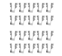 Kueohse 20 Pièces Supports D'Attache Solides LU24 2X4 Cintre de Solive Galvanisation Cintres de Solive à Frontal pour Attaches D'Ouragan en Bois Attaches de Chevrons