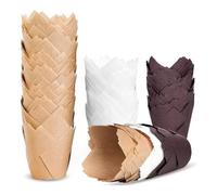 Kueohse 200 Pièces de Doublures de Cupcakes, Supports de Doublures de Muffins pour Moules à Pâtisserie, Emballages de Cupcakes Résistants à la Graisse pour Fête, Noël, Durables, Installation F