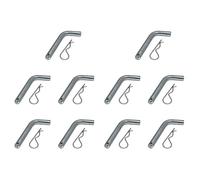 Kueohse 20X Goupille et Clip D'Attelage de Remorque Attelage de Remorque Robuste de 5/8 Pouces de Diamètre pour Support de Boule D'Attelage de Récepteur de 2 Pouces de Diamètre