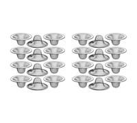 Kueohse 24 Pièces 2,125 Pouces Haut/1 Pouce Panier - Crépine de Vidange D'Évier en Attrape-Cheveux pour Évier de Salle de Bain, Utilitaire, Pente, Buanderie, Camping-Car