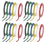 Kueohse 24 Rouleaux de Adhésif pour Tableau Blanc 1/8, Fin pour Tableau Blanc, Lignes à Fines Rayures, Électrique Effaçable à Sec, 108 Pieds par Rouleau